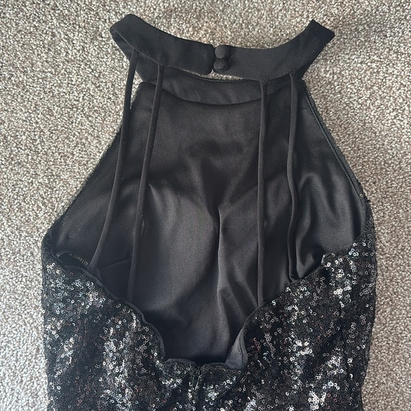 Black Sequin Dress - Picture 4 of 6